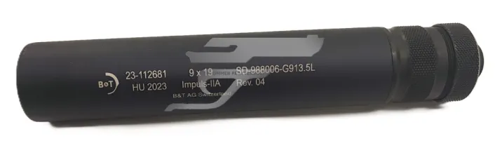 B&T Impuls IIA használt hangtompító Glock 9x19 fegyverhez