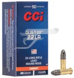 ,22 LR. CCI Subsonic Quiet-22 LRN CC0960 , 40 gr Torkolati sebesség: 710