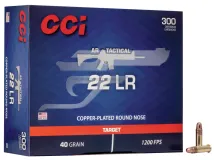 ,22 LR.CCI Semi-Auto AR-Tactical CC0956 , 300 db 40gr Copper-Plated Round Nose