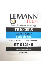 EEmann T.CZ75 Elsütőbillentyű 44-012146 SA back-shifted kiskezű fekete sima