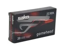 ,222 Rem. SAKO SP 55gr 3,56g. 110G , Gamehead