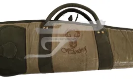 Nobil Hunt. Puskatok Sörétes Zöld 130cm Bőr, Szivacs bélés, Oldalzsebes