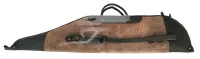 Nobil Hunt. Bőr Puskatok Barna/Fekete Vastag Szivacs Bélés Oldalzsebes 130cm.